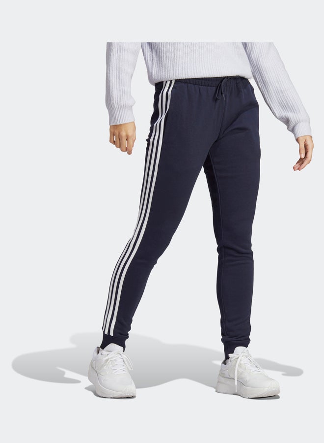 Adidas Essentials 3-Stripes French Terry Cuffed Joggers - Image 3